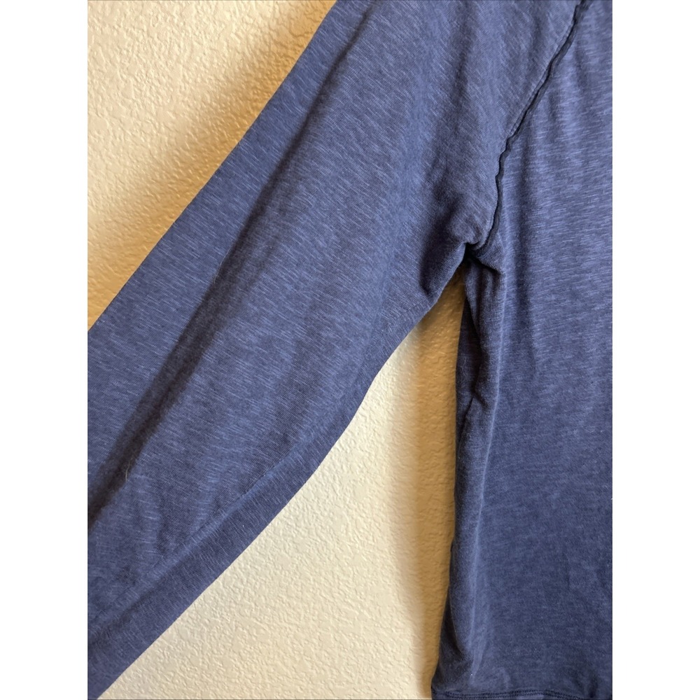 ROWM Men's Long Sleeve Shirt Blue Large Pullover Excellent condition - Picture 4 of 6